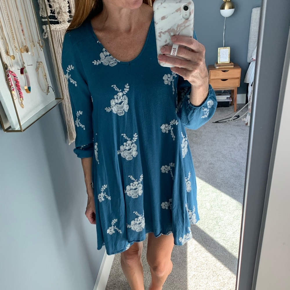 Swing dress with pockets